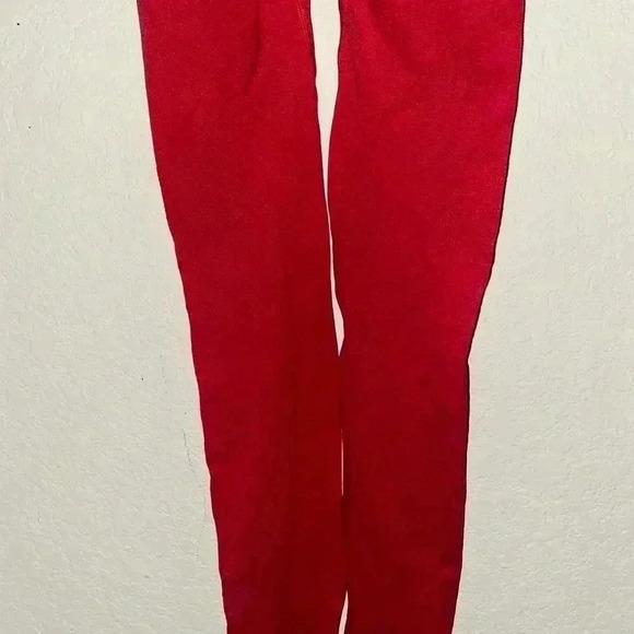 High-Waisted SculptKnit Persimmon Red Camo Legging Size XS - Picture 5 of 8